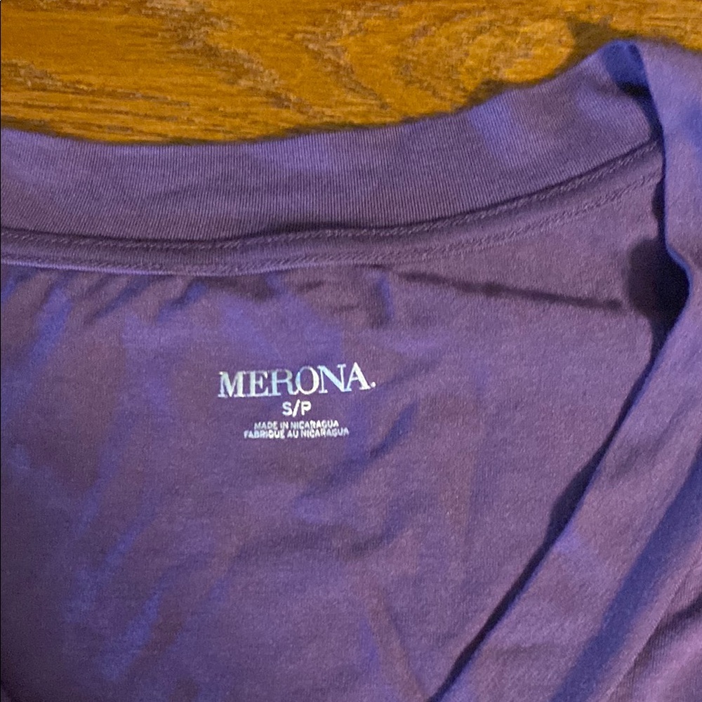 Merona Pink Fitted Short Sleeve T-Shirt - Picture 3 of 4